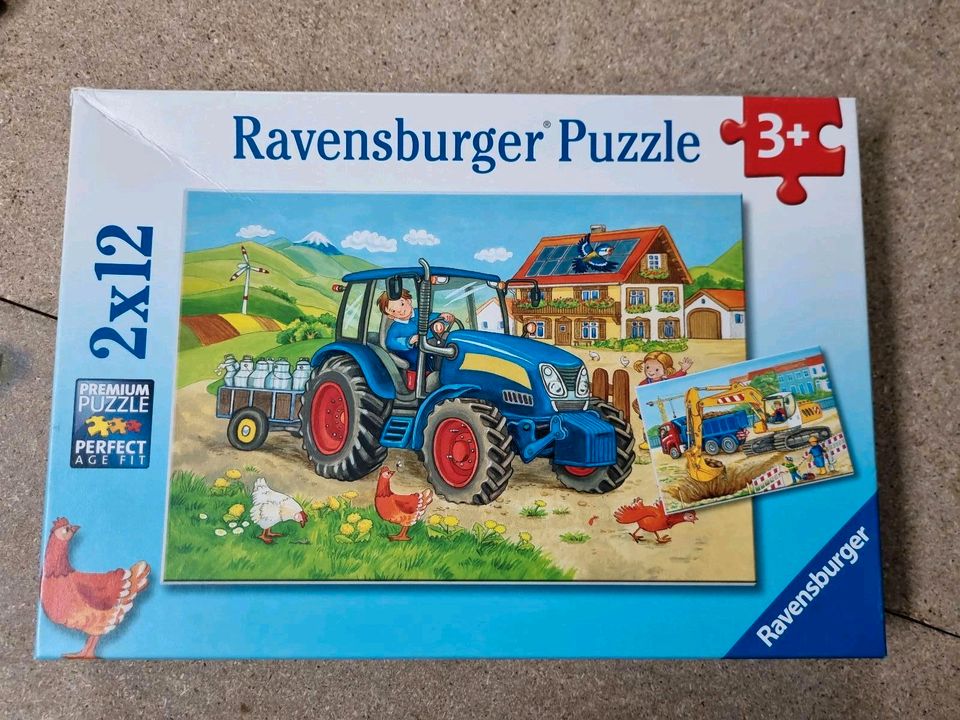 Ravensburger Puzzle, 2x12 Teile in Vöhringen