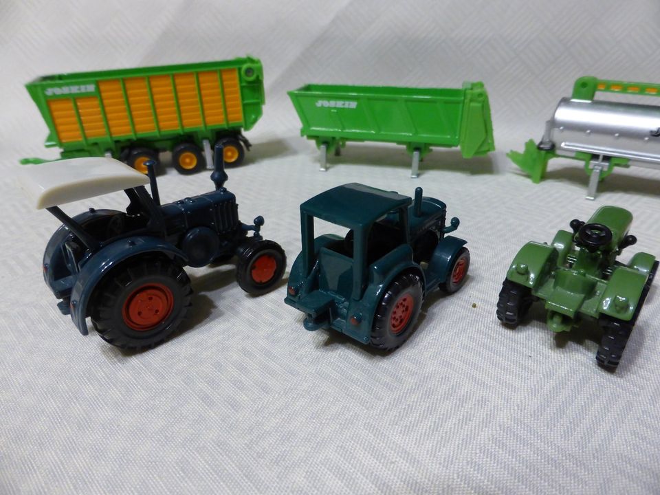 SIKU Trecker Hanomag Lanz Buldog Fendt Joskin Set (118) in Bohmte