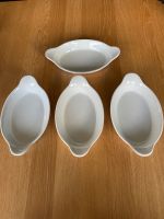 4 x Auflauf Gratin Form Backofenform klein Keramik Geschirr weiß Herzogtum Lauenburg - Geesthacht Vorschau