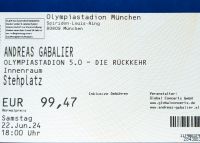 Andreas Gabalier - München (Stehplatz) München - Thalk.Obersendl.-Forsten-Fürstenr.-Solln Vorschau