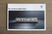 VW Prospekt - Die Sondermodelle Style (Polo / Golf) Modell 2010 Baden-Württemberg - Notzingen Vorschau