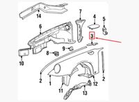 Kotflügelkeder PORSCHE 911 F G 964 993 Stuttgart - Wangen Vorschau