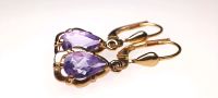 Vintage Amethyst Tropfen Ohrringe 333 Gold 8 k Niedersachsen - Reinstorf Vorschau