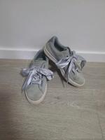 Puma Sneaker Wildleder hellgrau Gr.38 nur 10€ Bayern - Essenbach Vorschau