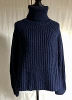 G-Star RAW Pullover blau troyer grobstrick alpaka rollkragen Burglesum - Lesum Vorschau
