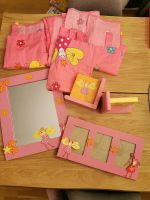 Set Kinderzimmer Vorhänge Spiegel Bilderrahmen usw Mädchen pink Bayern - Untersiemau Vorschau