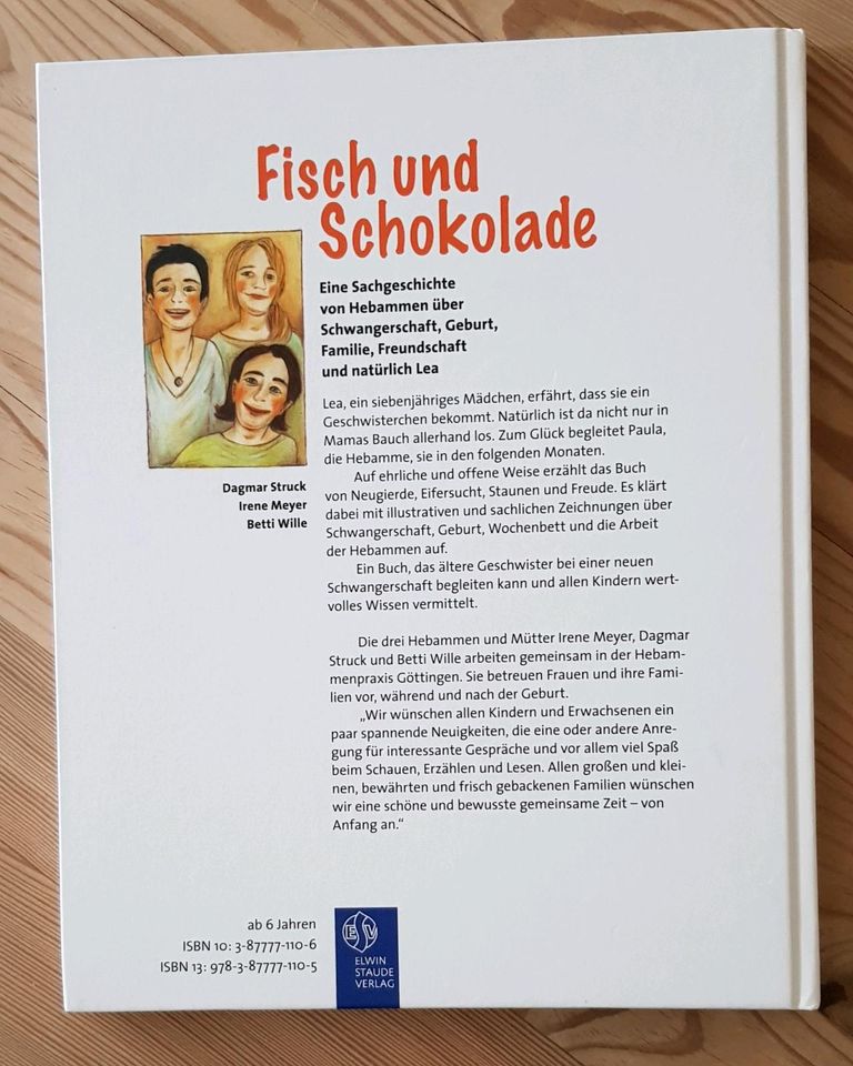 Fisch und Schokolade Aufklärungsbuch von Hebammen "NEU in Hamburg