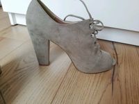 H&M Neu! Süße Plateau Peeptoe Ankle Booties khaki grün Gr. 38 Nordrhein-Westfalen - Tönisvorst Vorschau