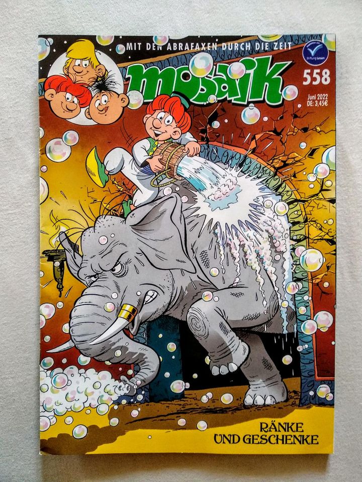 2x Mosaik Kinderzeitschriften Comics in Herrnhut