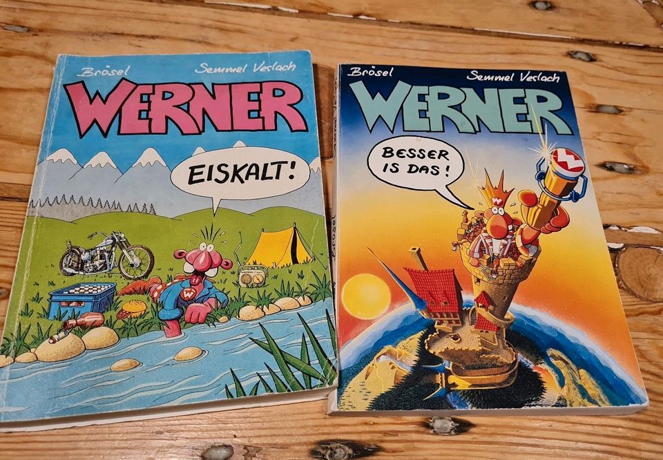 Werner Comic 'Eiskalt' und 'Besser ist das' in Moormerland