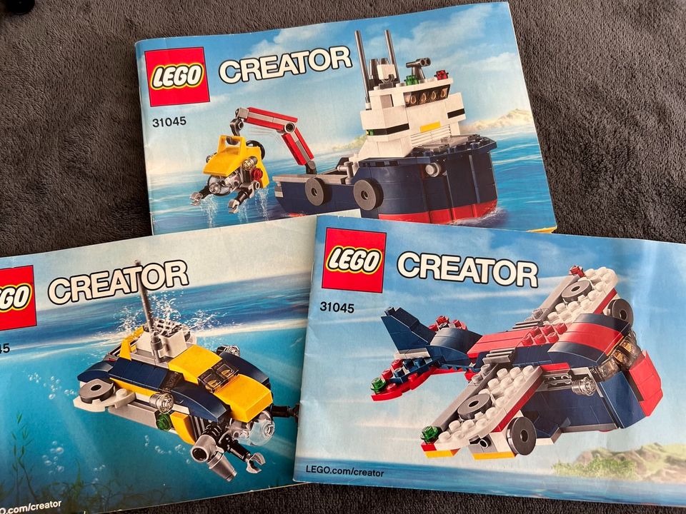 Lego creator 3 in 1 Boot vollständig in OVP 31045 in Bedburg-Hau