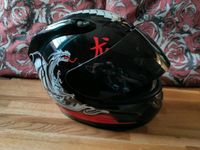 Motorrad Helm, Germot, XS 54, Drachen Motiv, Integralhelm Schleswig-Holstein - Kremperheide Vorschau