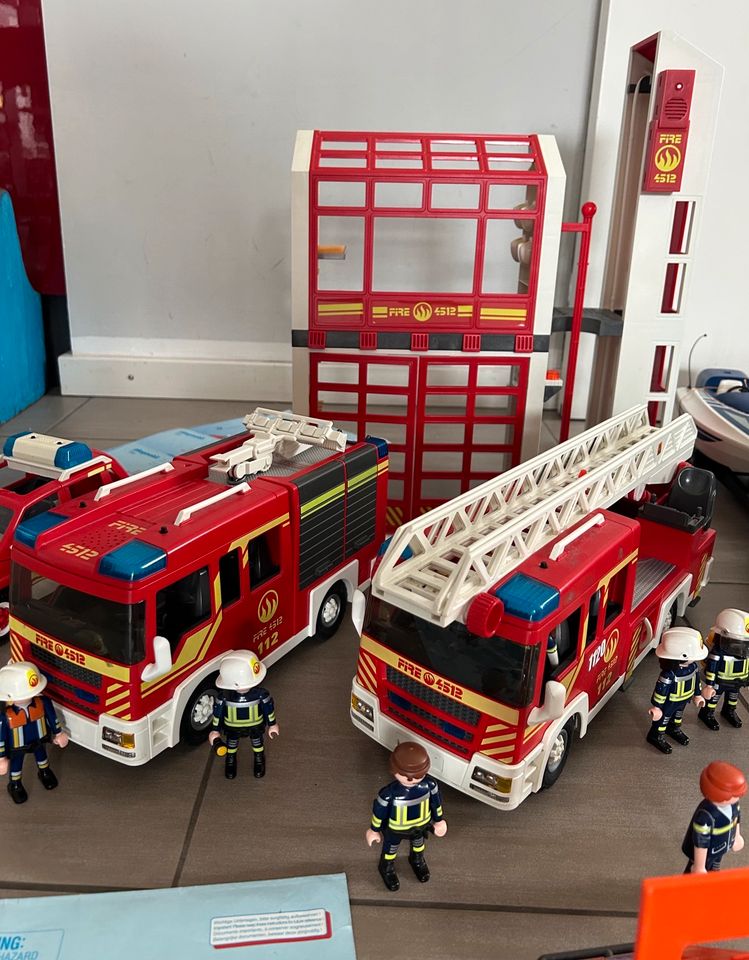 Playmobil Set Feuerwehr Polizei Küstenwache Bergrettungsdienst in Ulm