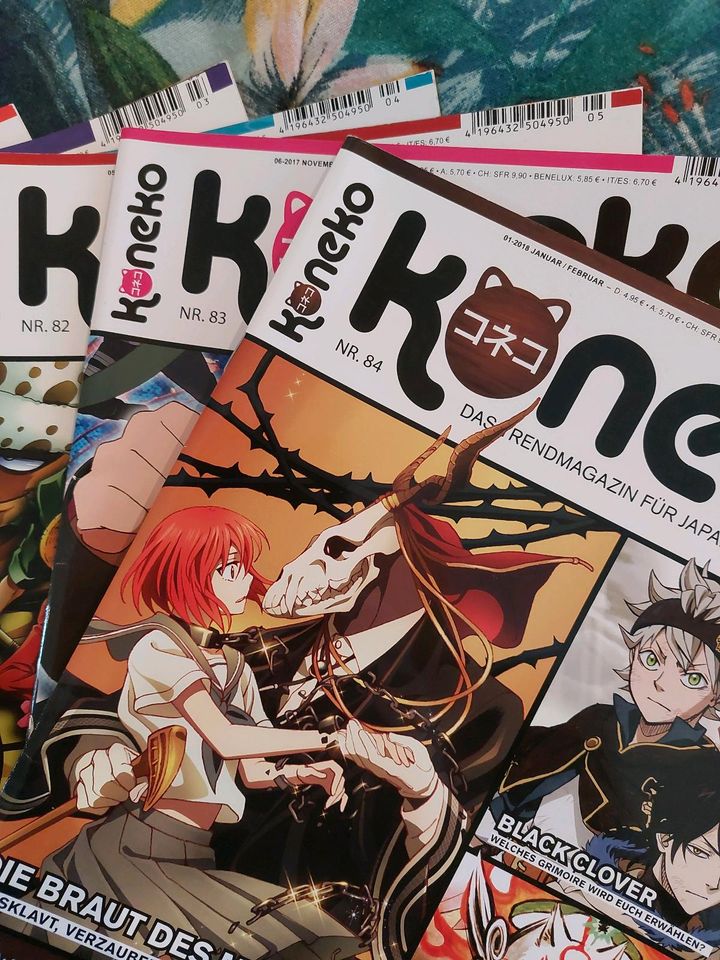 Koneko Zeitschrift Ausgabe 75, 78 bis 84 Anime Kpop Manga Japan in Dresden