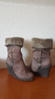 Winterstiefel von Lasocki aus Velourslederimitat, Größe 37 Leipzig - Sellerhausen-Stünz Vorschau