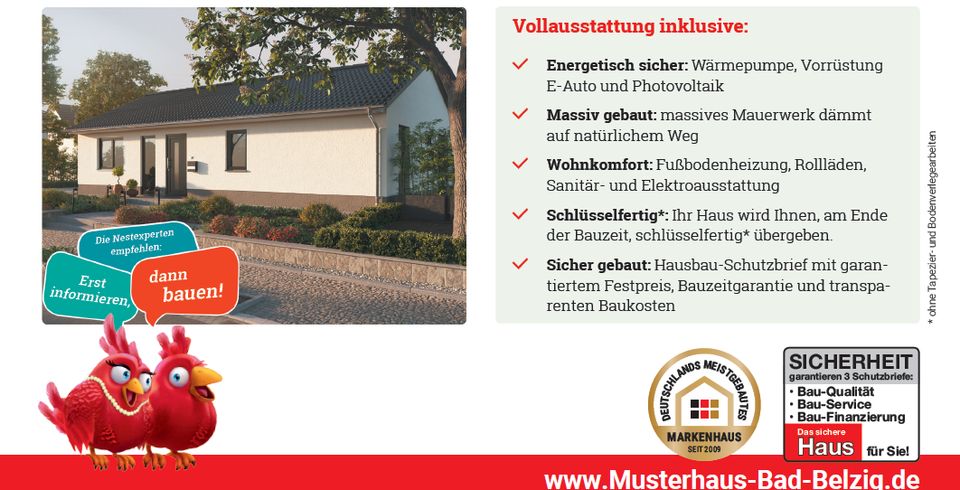 GRUNDSTÜCK INKLUSIVE - Der Town & Country Bungalow für jede Lebensphase in Damsdorf - modern, vielseitig, wirtschaftlichz in Kloster Lehnin