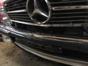 Mercedes SL SLC W107 Einstiegsleisten Schwellerbelag dattel