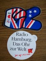 Aufkleber x 2, 80er / 90er Jahre !!! Radio Hamburg / Becker Niedersachsen - Drochtersen Vorschau