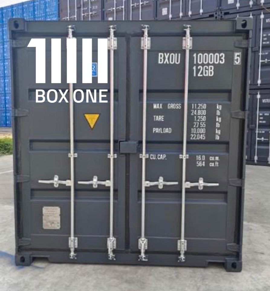 ✅ NEU! 10 Fuß Seecontainer | Container | Lagerbox | Optional mit Lieferung in Hamburg