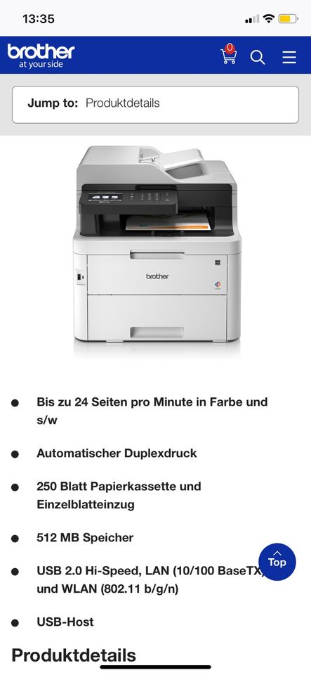 Neuer Multifunktionsdrucker Brother in Essen