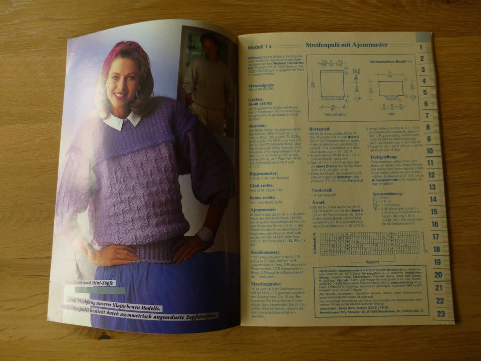 Extra Leicht Diana Stricken für Alle Strickmode Herbst 1988 in Ottobeuren