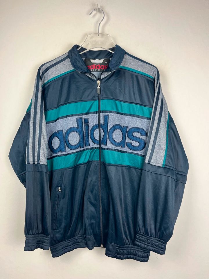 Vintage Adidas Sweatshirtjacke - Retro Jacke - Oldschool - Gr. L in Neuenhaus