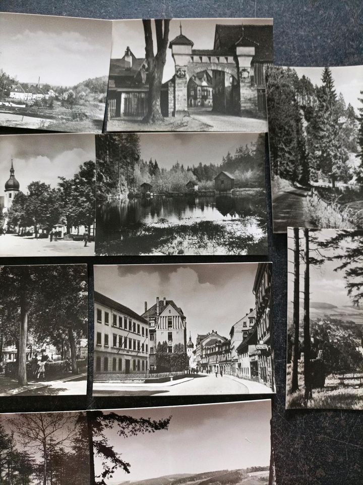 Ziehen Schwarz-Weiß-Fotos olbernau Erzgebirge in originalverpacku in Mittweida