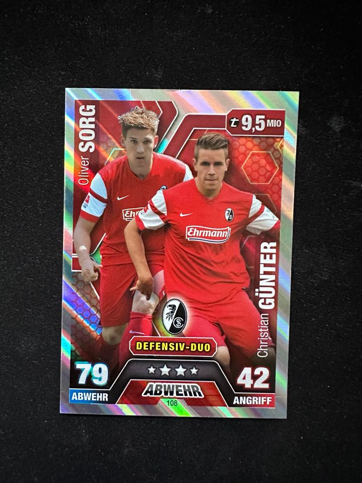 Match Attax Defensiv Duo SC Freiburg in Dresden