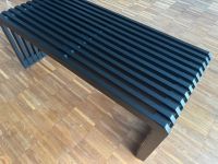 HKliving Slatted Bank 96 cm, schwarz Berlin - Lichtenberg Vorschau