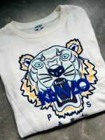 KENZO Tiger Sweatshirt weiß blau gelb Größe L Hessen - Kassel Vorschau