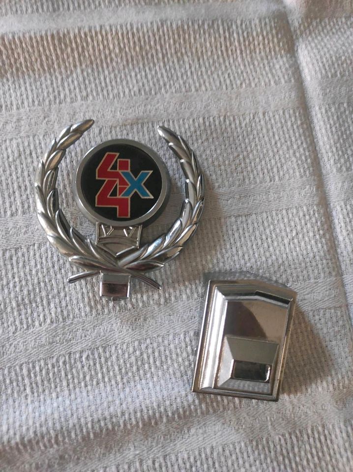 4x4 Haubenemblem Allrad in Plech