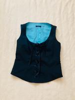Original Vintage Retro 90er 90s Top von Apart mit Schnürung Brandenburg - Strausberg Vorschau