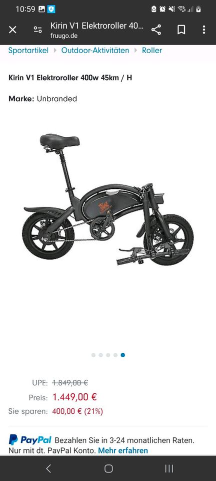 E-bike mini bike in Bramsche