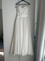 Trägerloses Hochzeitskleid ecru Spitze 36 Berlin - Tempelhof Vorschau