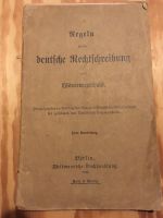 Regeln für die deutsche Rechtschreibung, 1912 Rheinland-Pfalz - Westerburg Vorschau