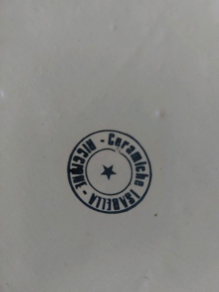 Bodenvase Delfter Amphore italienische Keramik isabella riccione in Syrau