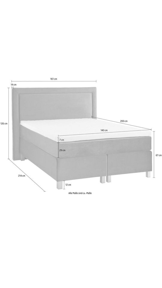 Boxspringbett in Essen-Margarethenhöhe