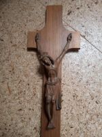 60er Jahre Kreuz - Holzkreuz mit Jesus Corpus aus Holz Köln - Nippes Vorschau