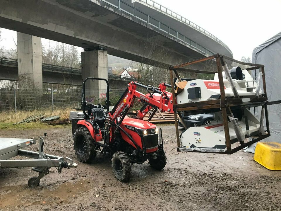 Startrac 263 PinkEditon Frontlader Allrad Kleintraktor Mitsubishi in Gummersbach