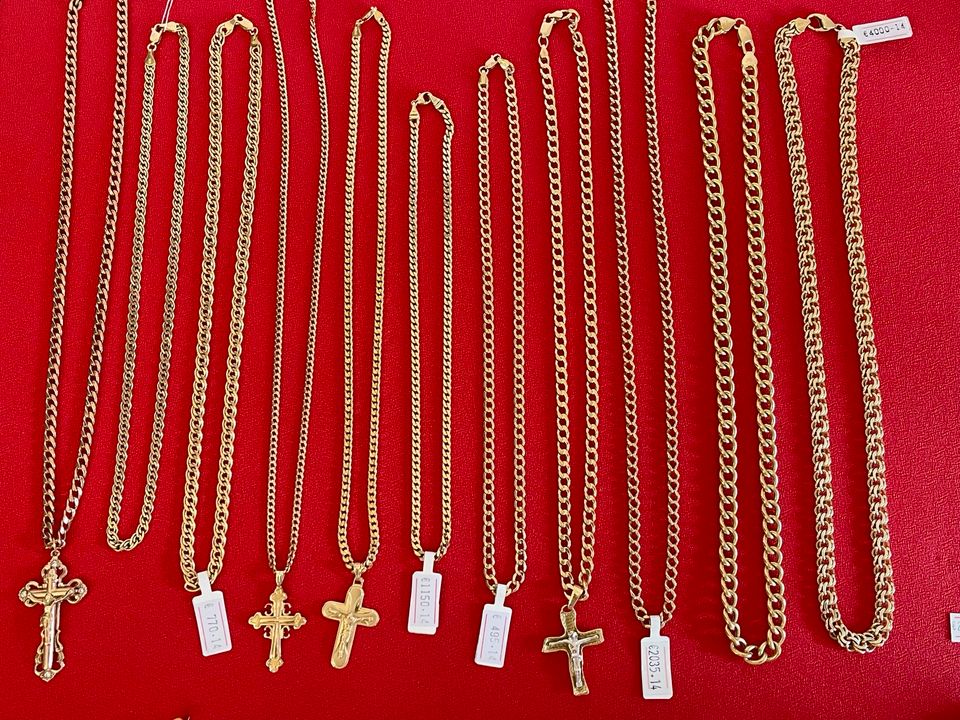 PANZERKETTE Kreuz Cubankette 585 14K Goldkette 750 18K FIGARO in Berlin -  Schöneberg | eBay Kleinanzeigen ist jetzt Kleinanzeigen