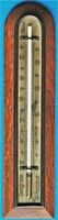 Altes (antikes) Thermometer im Metallrahmen auf Eichenholz Essen - Essen-Werden Vorschau