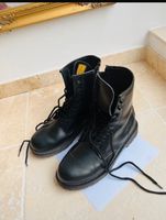 Schwarz Boots Stiefel Stiefeletten Leder Schleswig-Holstein - Norderstedt Vorschau