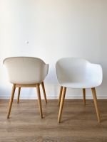 Armlehnstuhl Fiber Chair von Muuto, weiß/ Eiche Brandenburg - Ketzin/Havel Vorschau