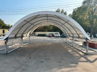 Sofort verfügbar - Schnelle Lieferung - 6x6 Meter Containertop - Clevere Lagererweiterung & Containerüberdachung - Unterstand Garage Carport Fahrsiloüberdachung Depot Folienzelt Bogenüberdachung neu Hannover - Mitte Vorschau