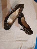 Highheels mit PEACHE Schriftzug und Zeichen gr 40 blingbling Schleswig-Holstein - Jörl Vorschau