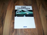 Fiat Cinquecento Prospekt von 1/1994 selten und neuwertig!! Niedersachsen - Göttingen Vorschau