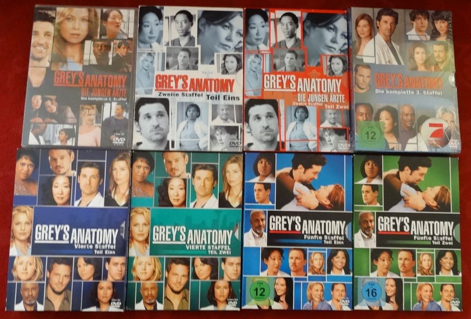 Greys Anatomy Die jungen Ärzte Serie Staffel 1-9 Sammlung DVD in Oranienburg