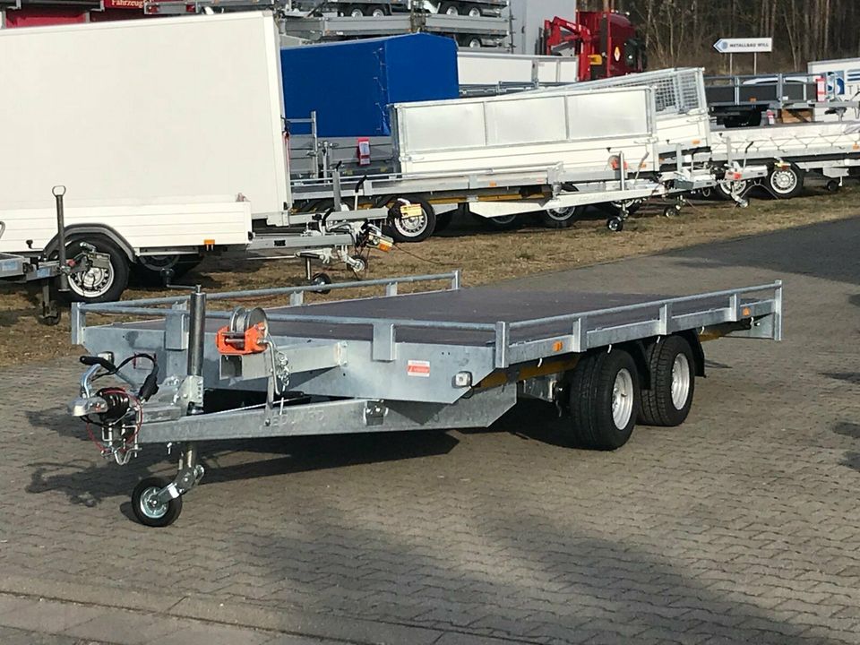 ⭐️ Eduard Auto Transporter 2700kg 406x200cm Rampen Winde 56 in Schöneiche bei Berlin