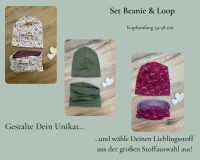 Set Beanie Mütze & Loop Gr. 74/80/86 Stoffauswahl ab €27,-* Bergedorf - Ochsenwerder Vorschau