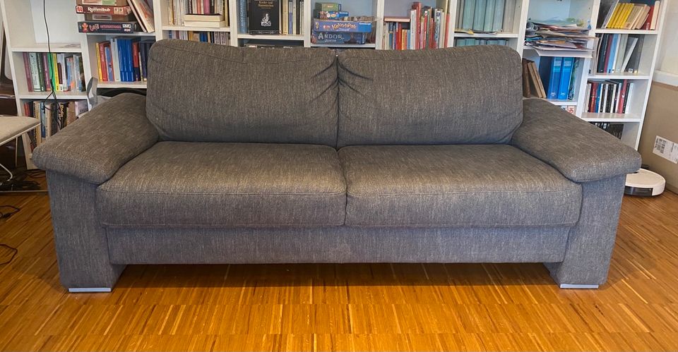 Sofa 2,5-Sitzer grau Couch 200cm Candy Coast Mobile in Ahnatal